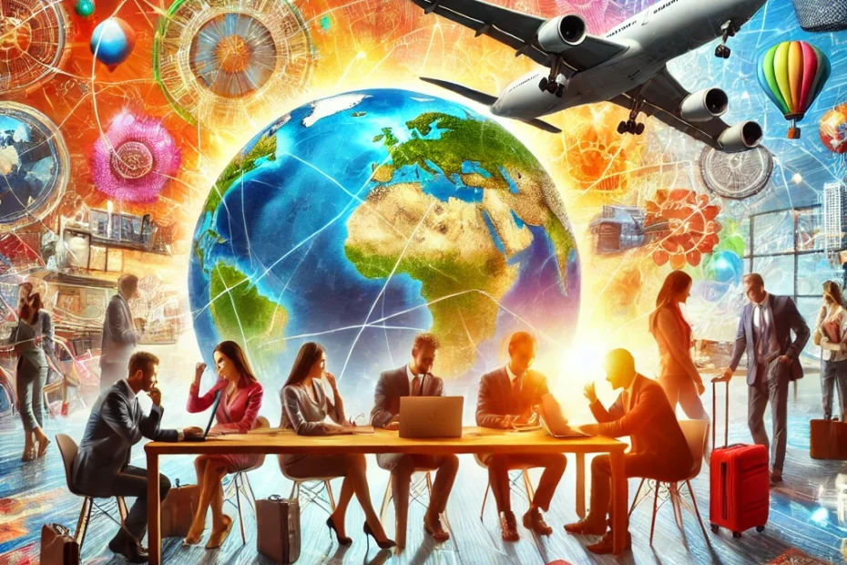 Agência de viagens na rede turisticas